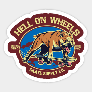 Hell on Wheels Sticker